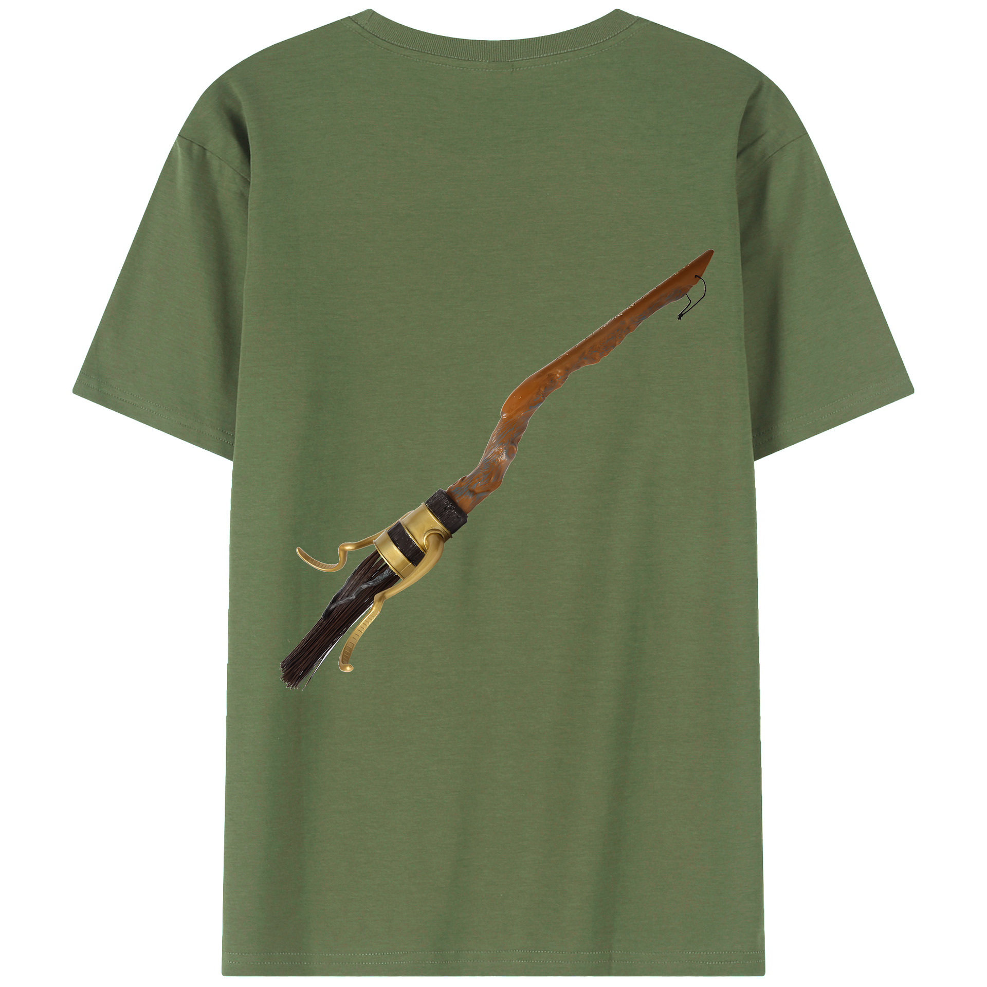 （画像用） Harry Potter ハリー・ポッターシリーズ 綿100％ メンズ半袖Tシャツ（バックプリント） 通気性